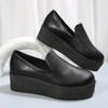 Женские лоферы на платформе, один шаг, круглый носок, нескользящая подошва, размеры 36-43, обувь женская, для отдыха, работы, модная, римская, zapatillas de mujer