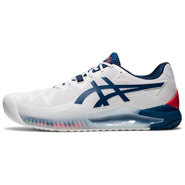 Asics Кроссовки Gel Resolution 8 2E Wide 'White Mako Blue' 1041A113-103