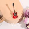 Очаровательная ретро-брошь в виде гитары - Металлический значок в виде музыкального инструмента