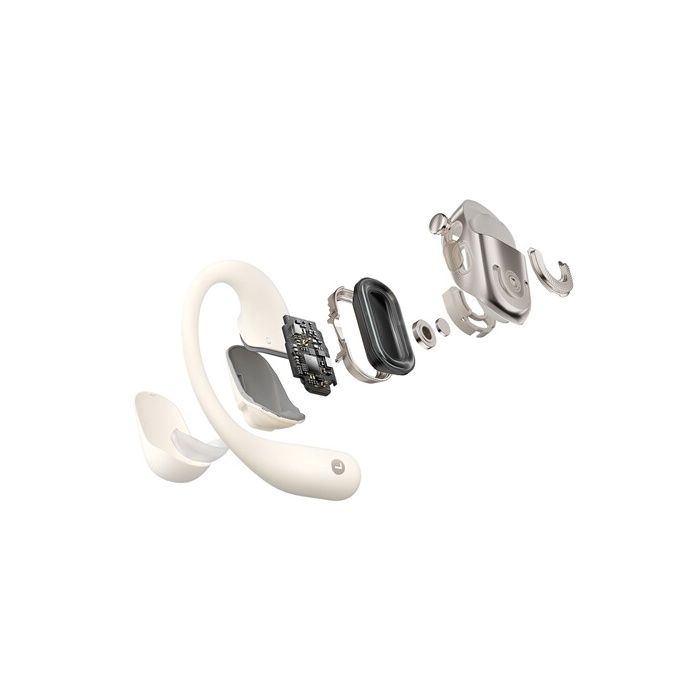 Ecouteurs shokz tws a conduction aerienne openfit 2 beige