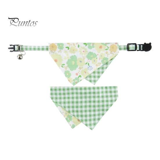 Нагрудник с кошачьим воротником и колокольчиком. Регулируемые ошейники для домашних животных. Бандана с колокольчиками для кошек. Высококачественный шарф для домашних животных для котят и некоторых щенков.