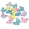 DIY Material Bracelet Making 10pcs Beads Handmade Acrylic Butterfly AB Dazzle Earrings Necklace Solid Color Fashion Jewelry Accessories