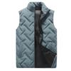 Men's Jacket Padded Vest Autumn and Winter Casual Slim Thin Large Size Stand Up Collar Thermal Vest