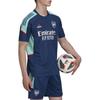 Adidas Arsenal Football Club 2021-2022 Season Champions League Training Jersey Player Version Short Sleeve Football Shirt Men Jersey Blue GT1193