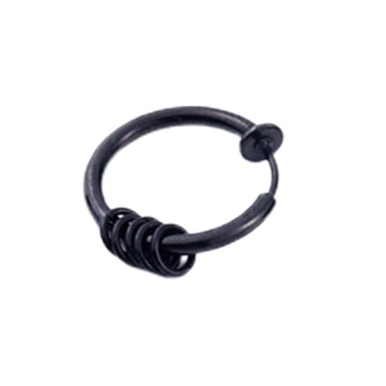 1шт унисекс крутые серьги круглые серьги-кольца без пирсинга ушей зажим для сережек