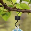 Bird Feeder Hanger Heavy Duty Max Load Capacity Dual Heads Anti-Ant Guard S-shaped Hook Outdoor Hummingbird Feeder Holder with Brush