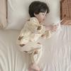 Пижама для малышей Bear Cotton - с длинными рукавами, дышащий марлевый костюм для весны и осени