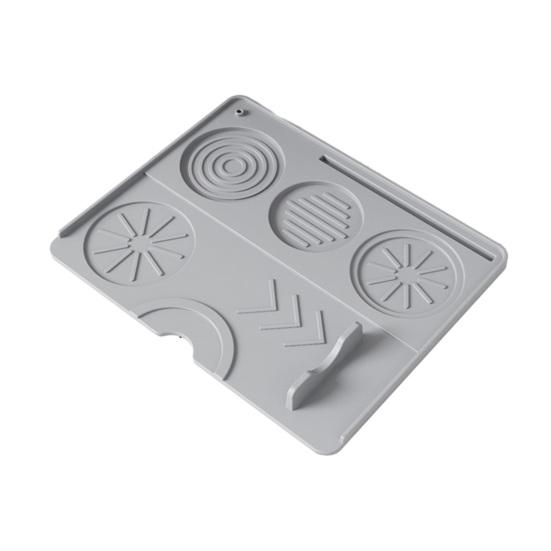 Espresso Tamping Mat Non-Slip Silicone Tamper Mat Heat Resistant Coffee Tamping Station for Home Baristas