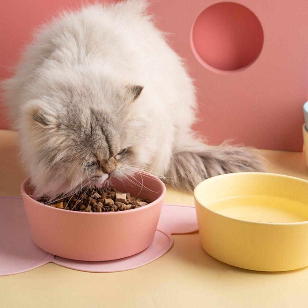 Миска для кошачьего корма конфетного цвета, противоскользящая, для собак, кормушка для воды, миска для кошачьего корма, миска для кормления домашних животных для собак и кошек