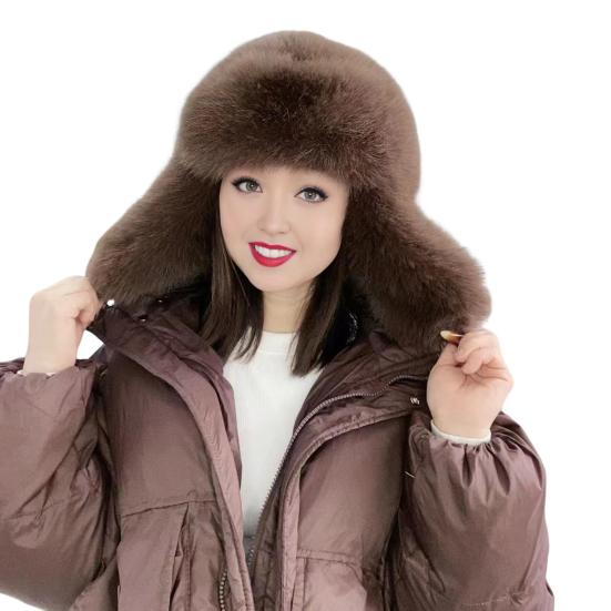 Женская зимняя шапка, перчатки, утолщенный пушистый искусственный мех, защита ушей, Windoroof, сохранение тепла, катание на лыжах, коньках, сноуборде, шапка Lei Feng