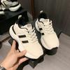 Модные кроссовки женские 2024 осень новые винтажные универсальные повседневные легкие на толстой подошве обувь для папы обувь на платформе