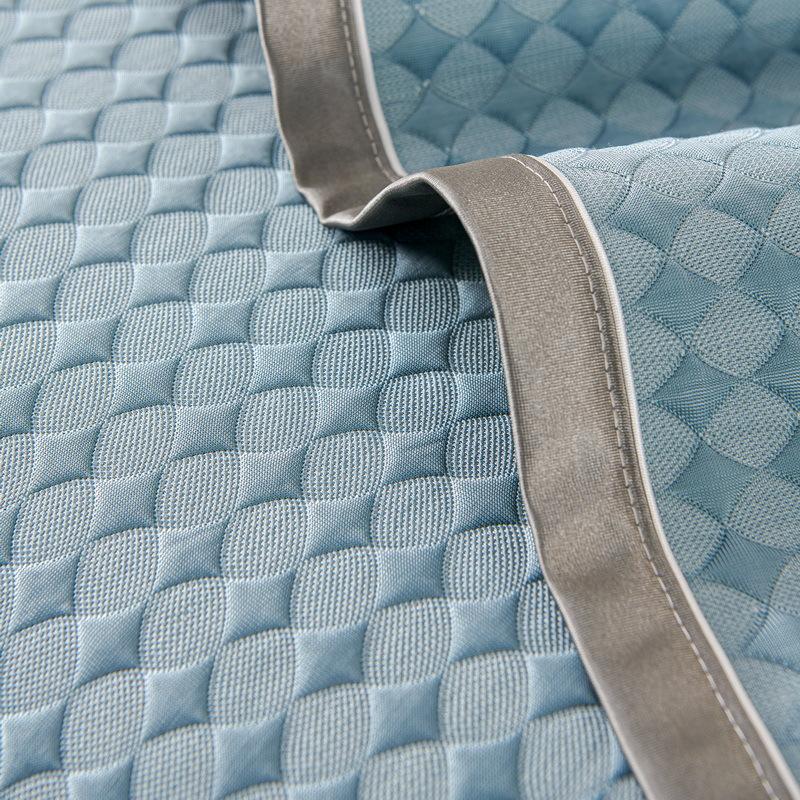 Summer Sofa Cushion Solid Color Light Luxury Cold Summer Mat Cushion Non-Slip Summer Sofa Cover High-End Cloth Liner