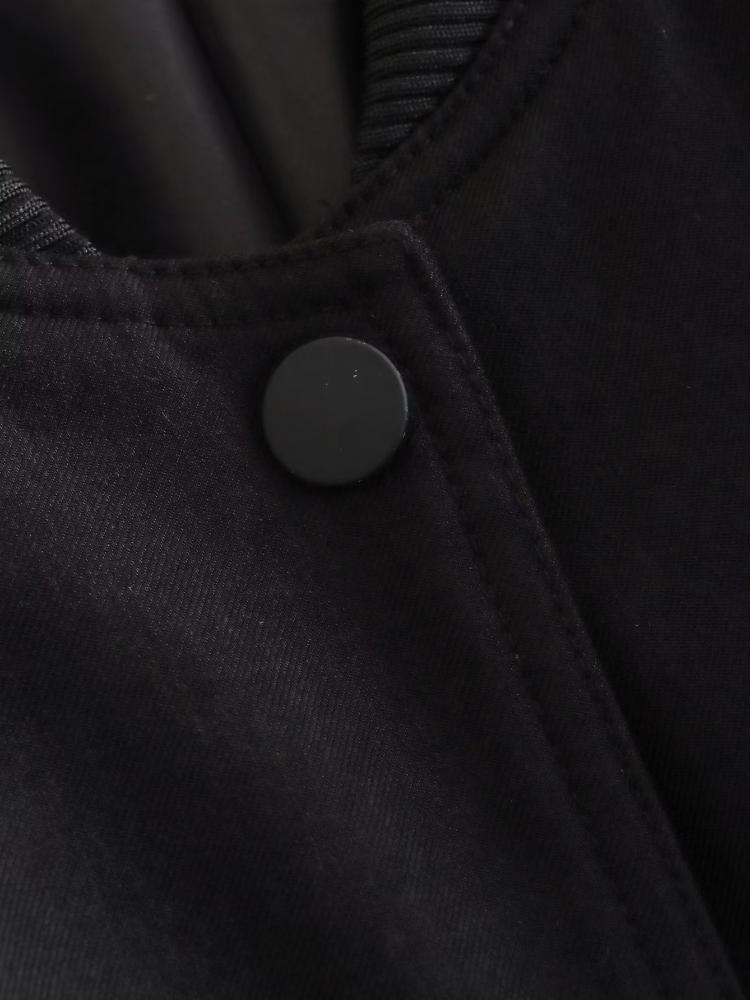 2024 элегантная однотонная уличная куртка женская с длинным рукавом на пуговицах тонкое укороченное пальто женские карманы дизайн повседневные шикарные топы новые