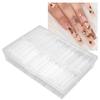 240 Pcs Artificial False Nail Extension Tips Transparent Fake Nails Tips Nail Salon Tips