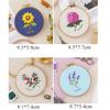 Decoration Flower Bouquet Series Beginner Needle Thread Embroidery Kit Needle Punch Cross Stitch