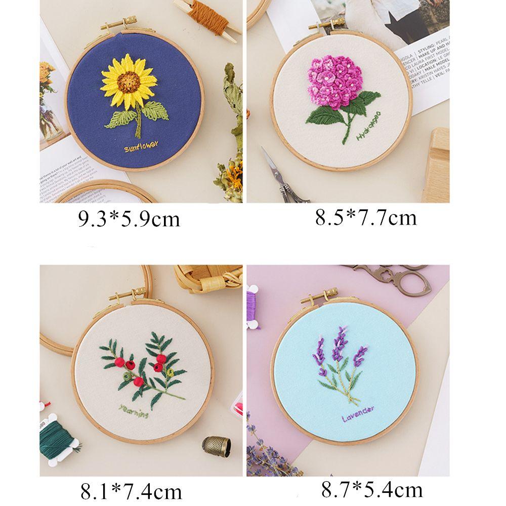 Decoration Flower Bouquet Series Beginner Needle Thread Embroidery Kit Needle Punch Cross Stitch