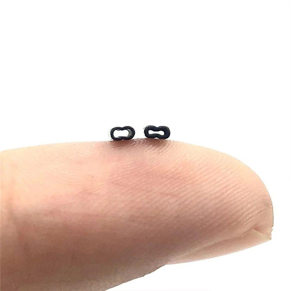 0.6mm 0.7mm Oval Fishing Wire Tube Wire Crimp Connector Double Aluminum Tube Line Crimping Sleeves