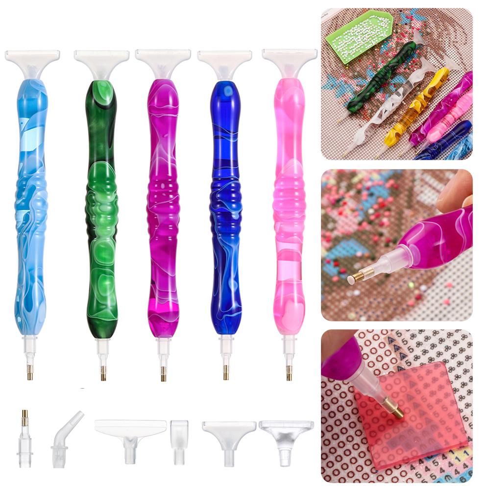 Cross Stitch Embroidery 5D Diamond Painting Resin Pen Point Drill Pen Resin Diamond Painting Pen