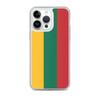 Coque iPhone - Multicolore - Drapeau Lituanie - Souple - TPU - Compatible iPhone 14 Pro Max