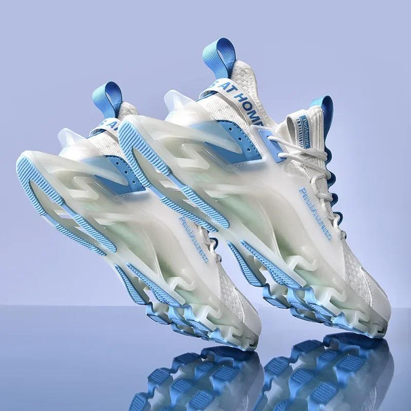 Модные мужские кроссовки Мужские повседневные туфли Tenis Роскошные кроссовки для гонок Дышащая обувь Модные лоферы Кроссовки для мужчин