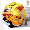 Lion King, Simba Themed Automatic Opening and Closing Umbrella, Brightly Colored 8-rib Portable Umbrella, Suitable for Men and Women, A Perfect Gift f