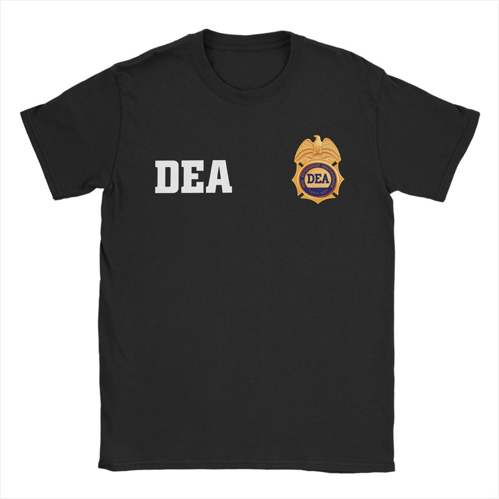 Мужская футболка DEA US Federal Interdiction Agency 100% Хлопок Одежда Повседневная Короткий рукав Круглый вырез Футболка Идея для подарка Футболки