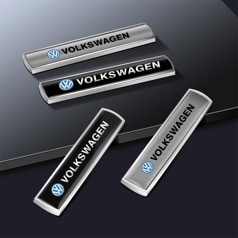Car Rear Trunk Body Fender Emblem Metal Sticker Decoration For Volkswagen VW Rline GTI Golf 5 Jetta Caddy Passat B6 Tiguan Polo zd8