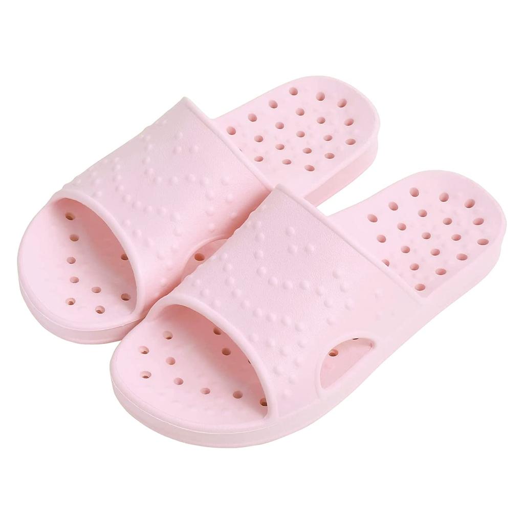 Fashion Crestar Women's Summer Shower Shoes Fashion Open Toe Quick Drying Slippers With Arch Support Light Beach Sandal With Drain Holes