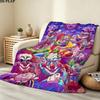 Killer Klowns Outer Space Print Flannel Blanket, High quality Comfortable for All Seasons, Home Decor, Warmth and Comfort, Perfect for Christmas Gifts