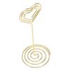 10Pcs Stable Base Place Card Holder Heart Shape Name Card Clips Name Card Holder  Home Centerpiece