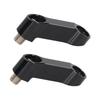 1 Pair 10mm0.39in Motorcycle Mirror Mount Riser Extender Adapter Replacement for NMAX 155 125