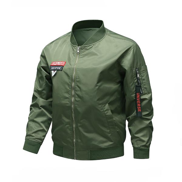 Мужская спортивная повседневная куртка с воротником-стойкой для пар, весна и осень, куртка для бейсбольной формы MA01 Pilot