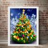 5D Diy Diamond Painting Colorful Christmas Tree Cross Stitch Set Full Diamond Embroidery Mosaic Art Picture of Rhinestones Decor Gift