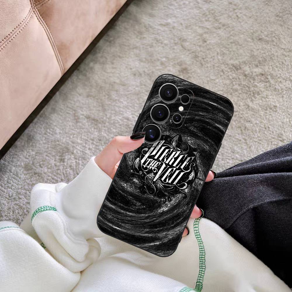 Чехол для телефона P-Pierce The Veil Band для Samsung S 24 fe 25 Ultra plus 20 lite 21 30 22 23 24 22 Ultra 5G Fundas