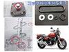Набор для ремонта прокладки топливного крана Suzuki без бренда GSX250S GSX400S Impulse GS250FW/FWS (GJ71A) Катана GJ76A GK77A GK79A Savage 400/LS400 Резиновое уплотнительное кольцо S