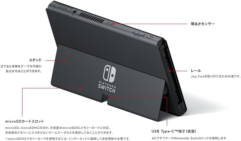 Восстановленная модель Nintendo Switch OLED белого цвета с 64 ГБ памяти (HEG-S-KAAAA)