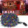 Christmas Outdoor Garden LED String Light 24V Xmas Tree Fairy Lights Waterproof Garland Lamp For Courtyard Holiday Party Decor
