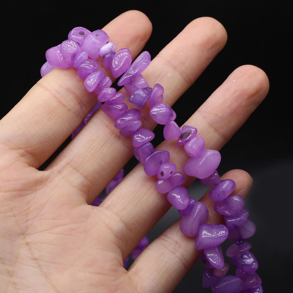 Бусины из натурального камня амазонит/зебра, гравийные бусины для изготовления ювелирных изделий, ожерелье, серьги, браслет, аксессуар, длина 80 см