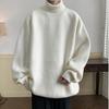Men's Retro Turtleneck Sweater: Stylish, Thick, Loose-Fit, Knitted, Youthful Autumn/Winter Bottoming Jacket  