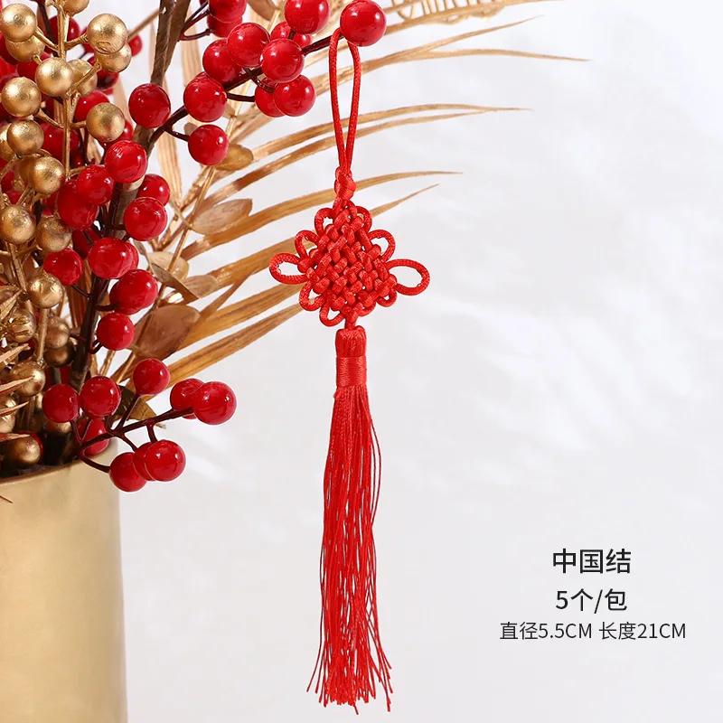 Красный китайский узел кисточки украшения украшения подвесные 8 стилей домашний счастливый кулон подарки дизайн горячая распродажа счастье новый фестиваль