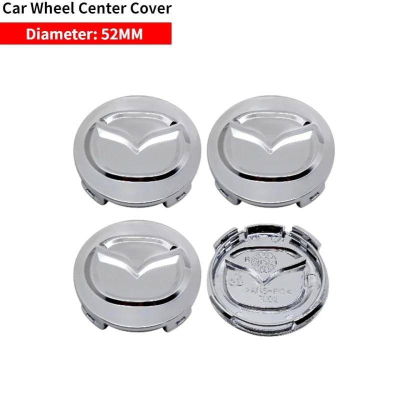 2025 Hot For Mazda Atenza MX3 CX3 CX5 2 3 6 323 626 RX8 RX7 Protege Axela Speed 6 52/56/60mm Auto Wheel Center Cover Hub Cover D