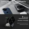 Foldable 3 In 1 Magnetic Wireless Charger Stand For Magsafe iPhone 15 14 13 12 Apple Watch 2-8 Airpods Pro Fast Charging Station