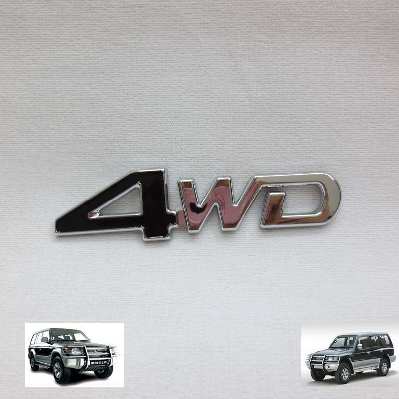 General Motors 4WD Декоративная наклейка с надписью для внедорожника, модифицированный кузов, дверь багажника, для Mitsubishi, для Jeep