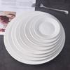Pure White Ceramic Round Dinner Plate