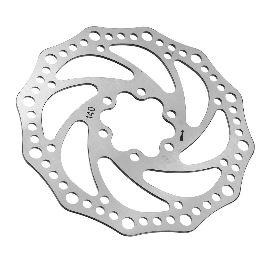 140mm Bike Disc Brake Rotor Steel Hollow Design Bicycle Brake Disc for Replacement Riding