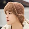Мягкая теплая шапка для головы для мужчин и женщин, осень-зима, новая защита ушей, теплая монгольская шапка, ветрозащитная, холодная зимняя вязаная хлопковая шапка