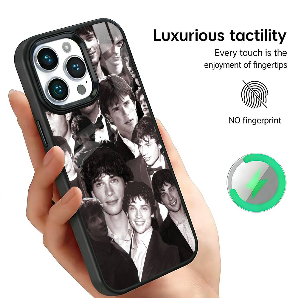 Чехол для телефона T-Tom W-Welling Для iPhone 17, 16, 15, 14, 13, 12, 11 Plus, Pro Max Для беспроводной зарядки Magsafe