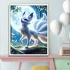 5DDIY Diamond Painting Fox Animal Flower Cross Embroidery Set Diamond Embroidery Full Square Round Mosaic Home Decoration