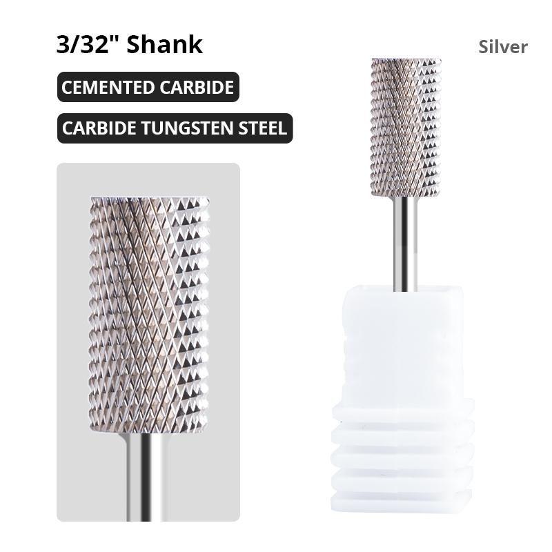 Керамическая фреза, маникюрные сверла для ногтей, электрические пилочки для ногтей, розовые, синие, шлифовальные насадки, фрезы, резак, аксессуары для заусенцев