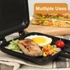 Double-Side Non-Stick Frying Pan Bread Toast Machine Black Sandwich Maker Waffle Pancake Baking Barbecue Oven Mold Grill